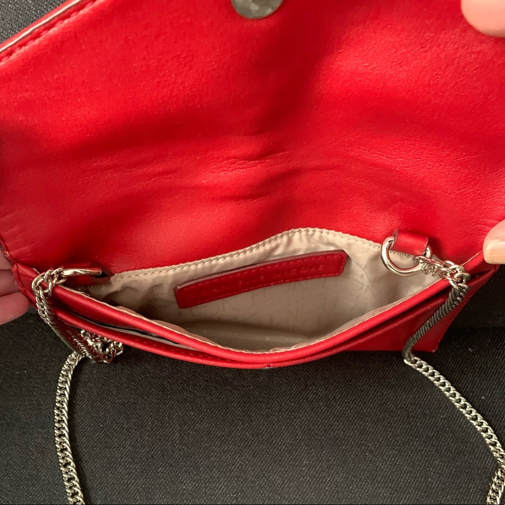 Danielle Nicole Red Studded Convertible Wallet Crossbody Bag - Picture 6 of 8